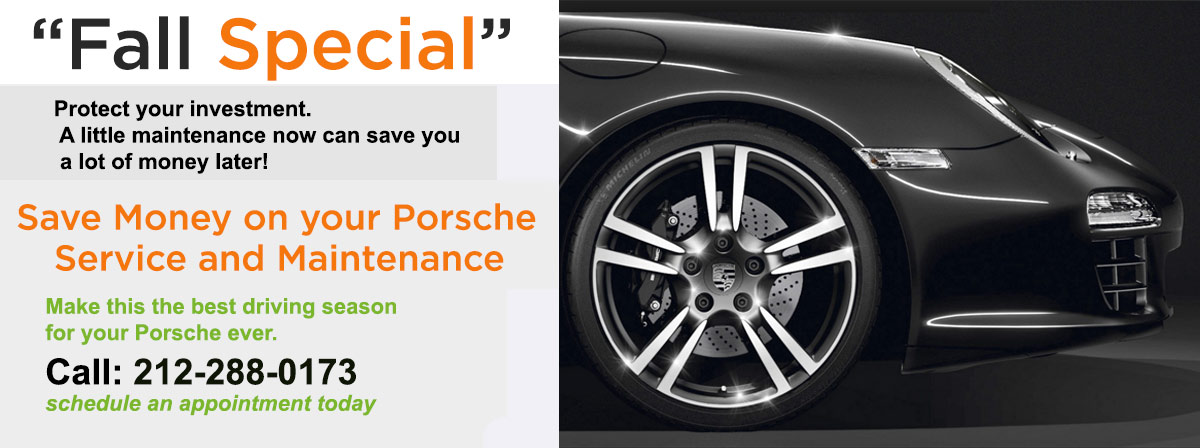 #1 dealer alternative for Porsche service, maintenance and repair in NYC near me.