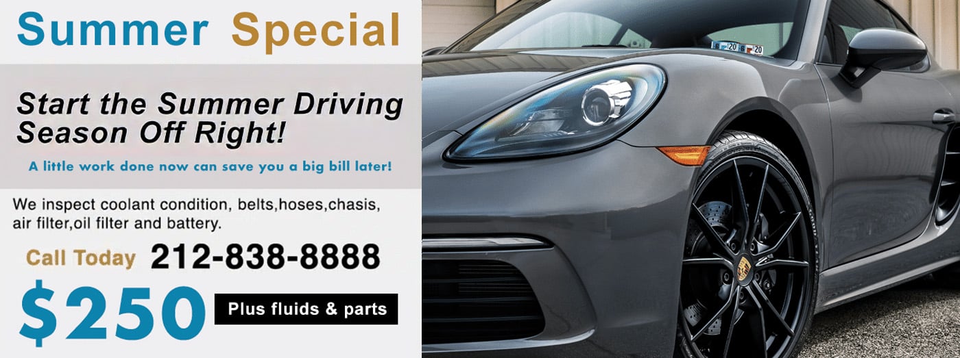 Best independent Porsche service dealer alternative in the NYC area.